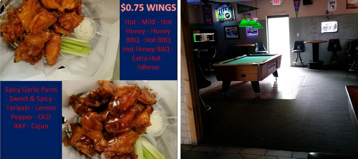 Wilson's Pub Menu